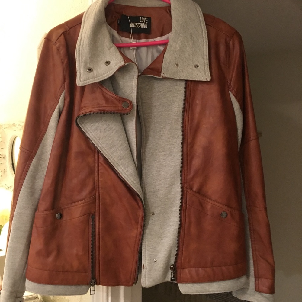 Love Moschino Leather Jacket